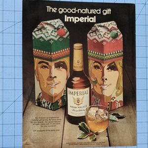Vintage Print Ad 1971 Hiram Walker Whiskey
